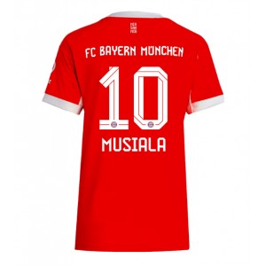 Fotbalové Dres Bayern Munich Jamal Musiala #10 Dámské Domácí Oblečení 2025-26 Krátký Rukáv